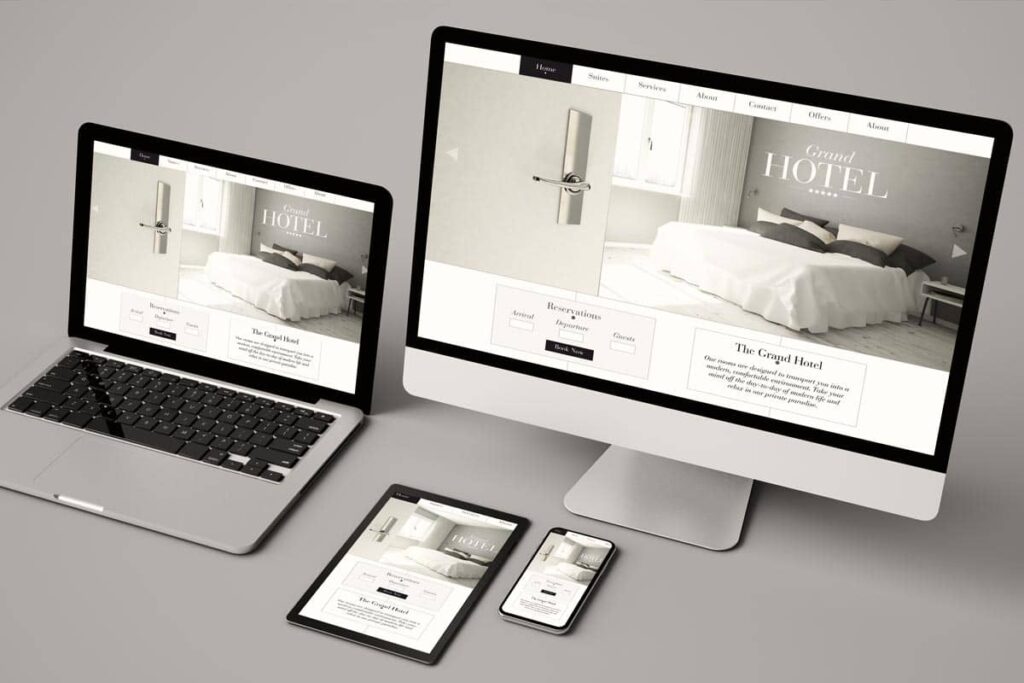 Webseite und Webshop