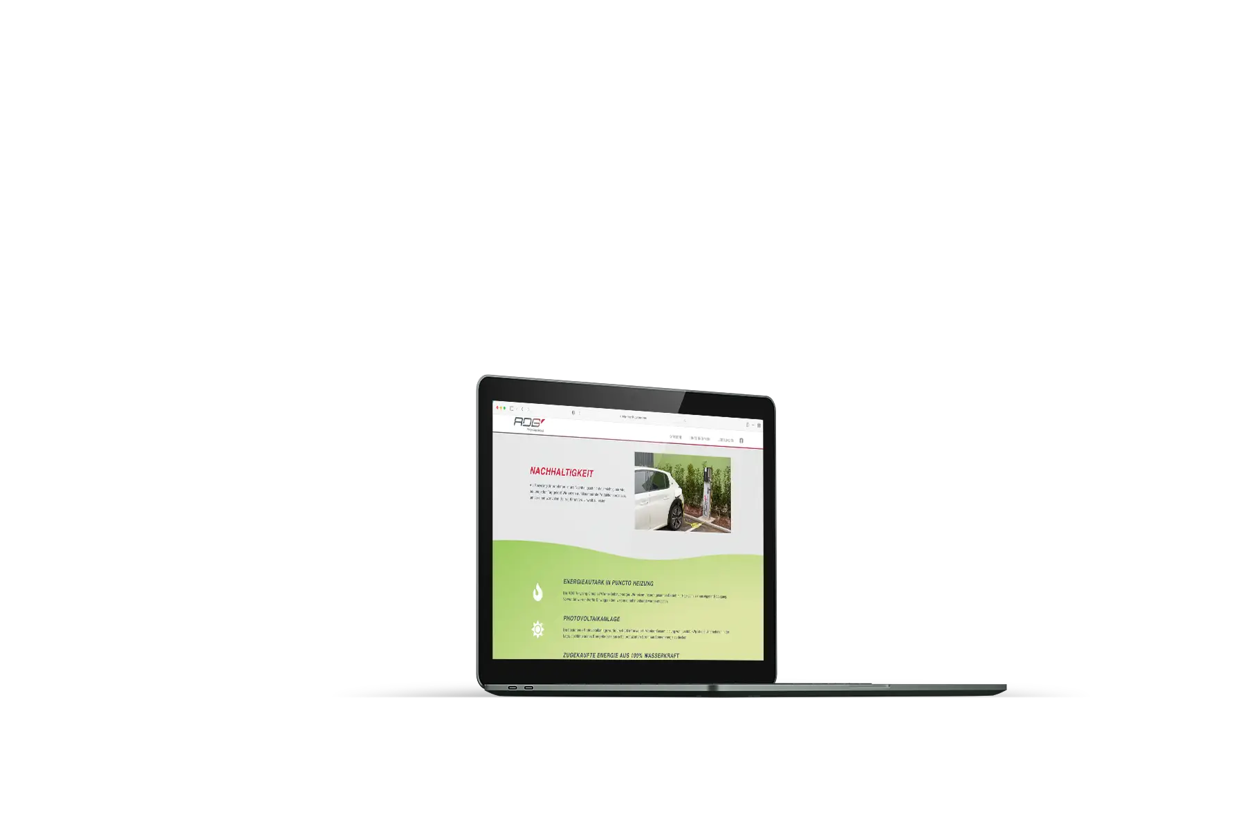 RDG Website Notebook Ansicht